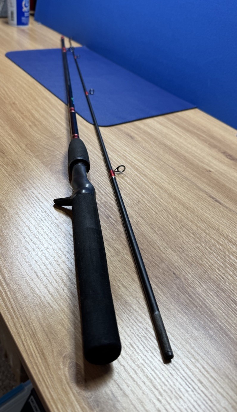 Shakespeare Synergy Steel Spin Cast Rod SYSTSC 60 2M 6’ Medium Act. 6-12 Line