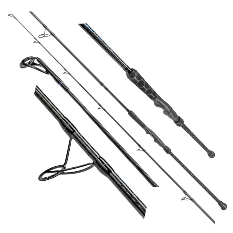 NEW Quantum Zeal Surf Spinning Rod 2pc Carbon Fiber