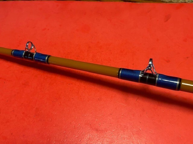 SABRE 530 9 FOOT 20 TO 50 POUND RATED JIGSTICK FISHING ROD EXCELLENT PRISTINE