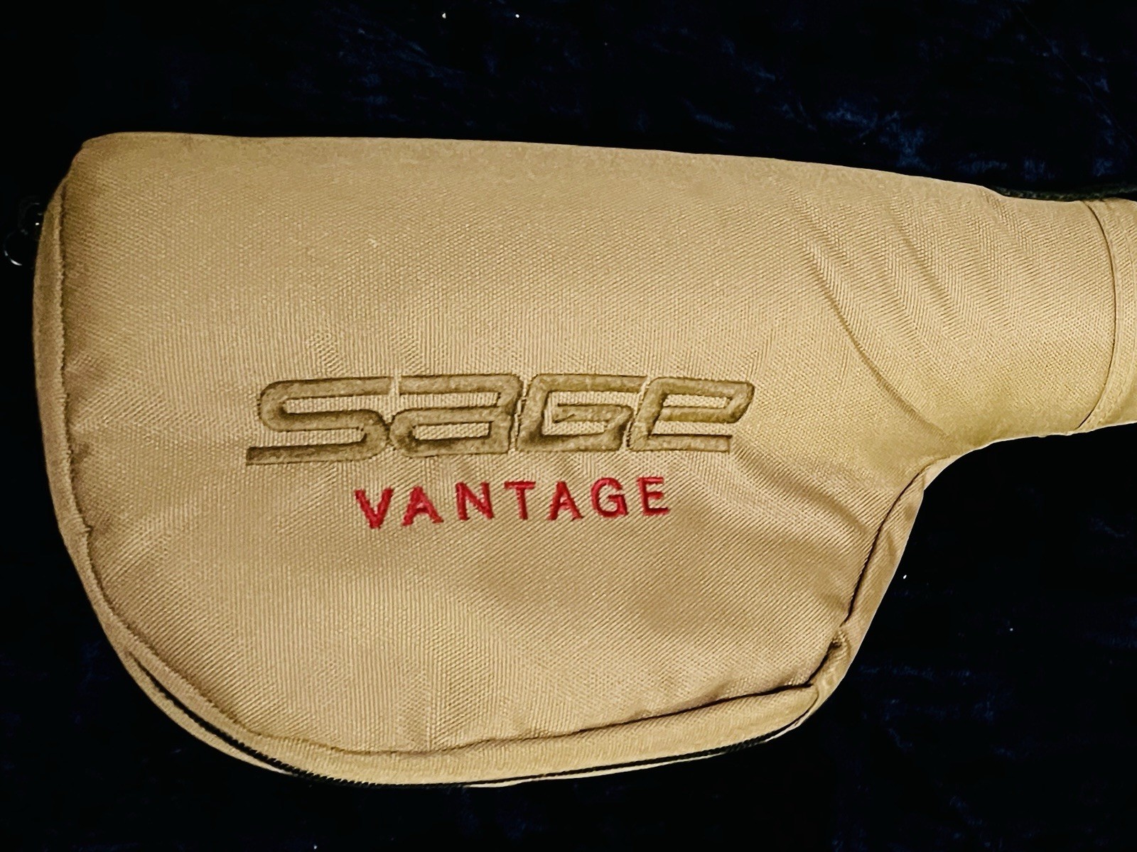 SAGE Model 690-4 Fly Rod Line 6 Tube Case Only *Good Shape” Tan Color .