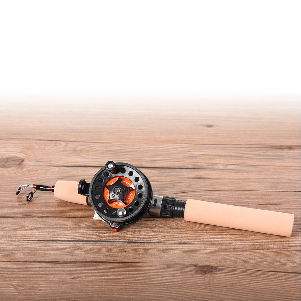 60cm Portable Telescopic Winter Fishing Rod Fish Hand Fishing Tackle Pole Set