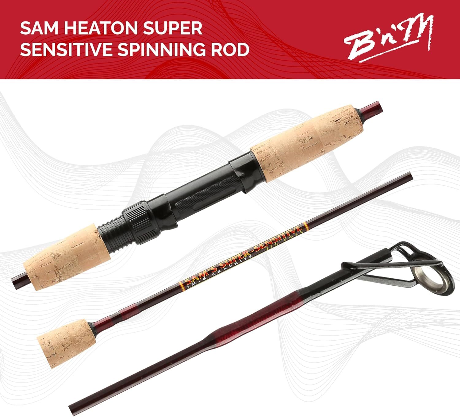 Sam Heaton Shss72n Fishing Rod Sensitivity Cork Handle Im6 Graphite 72 Inch