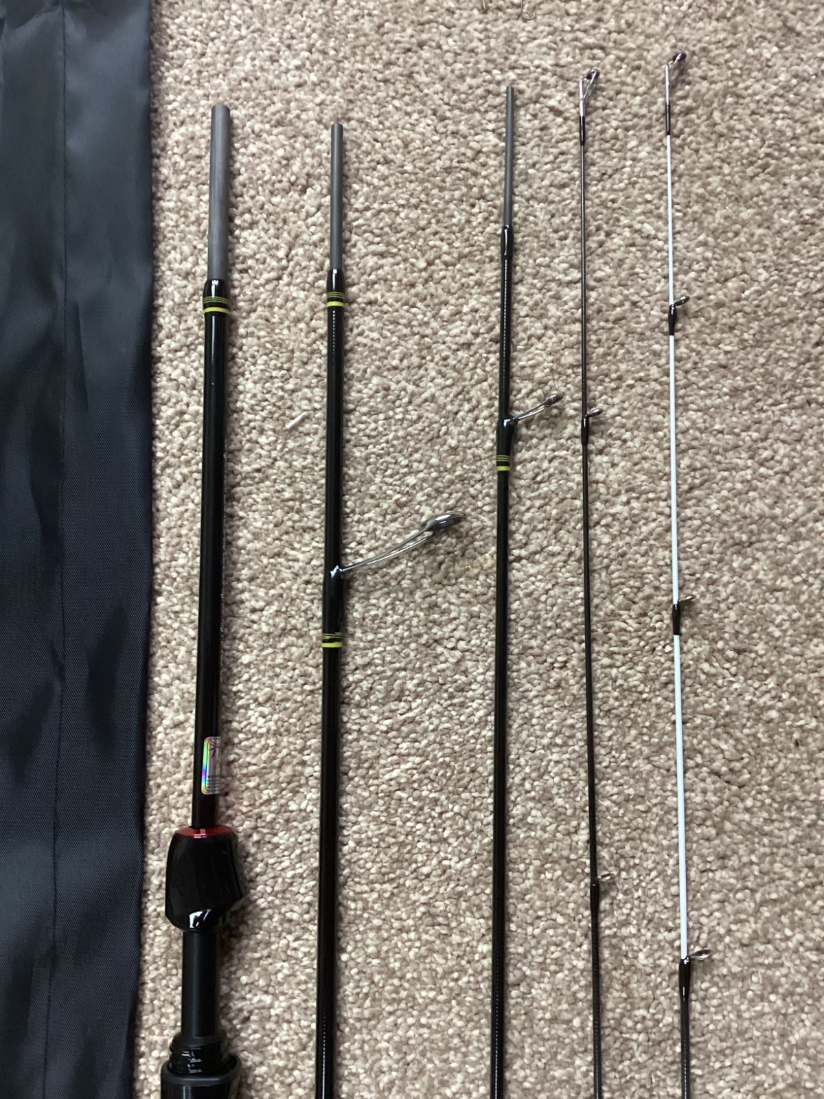 Ryobi Delicacy 662 6′ 6″ 5 pc. UL Travel Spin Rod 5 piece (no.3)