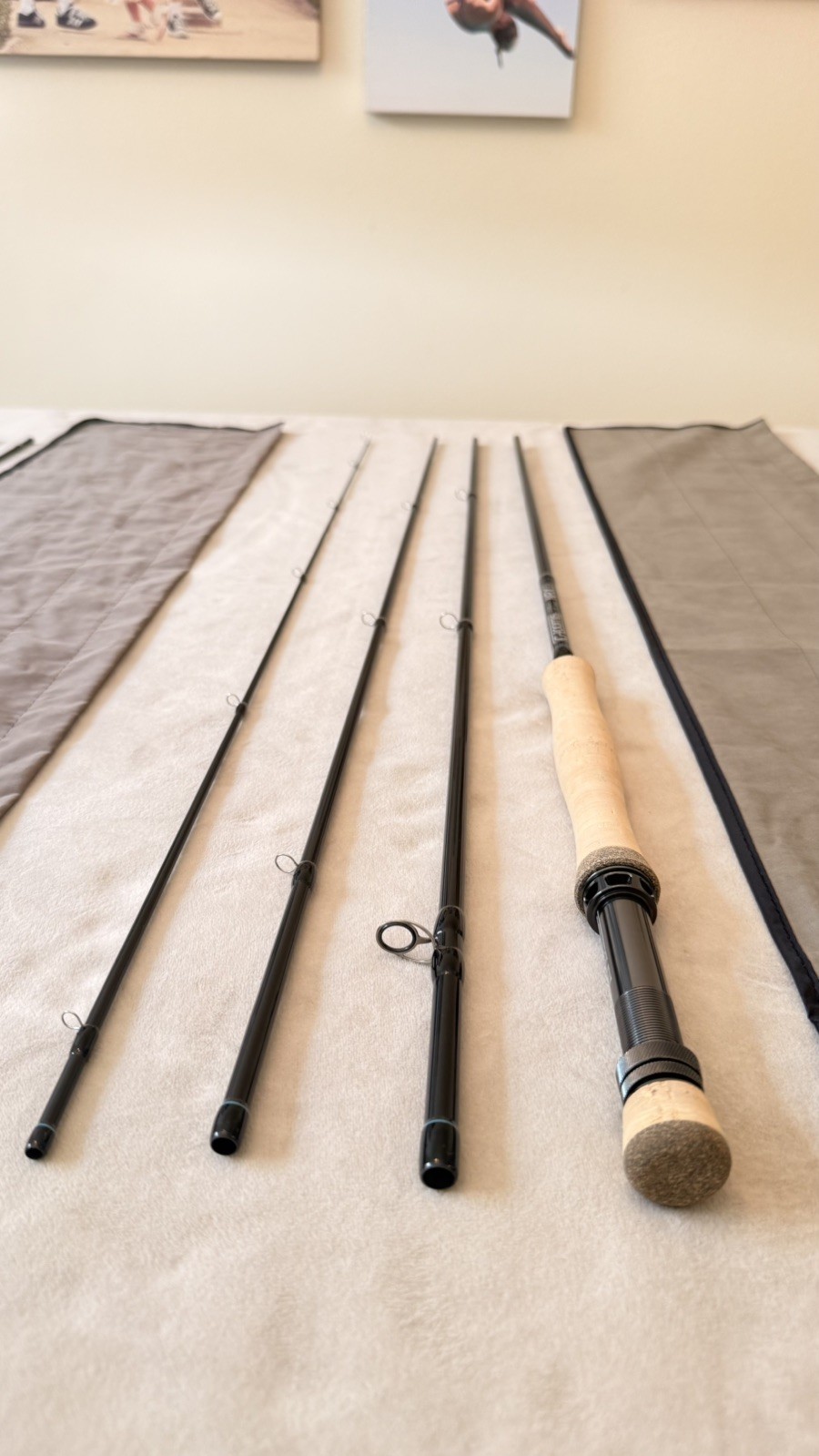 NEW G.Loomis NRX+ Fly 10′ 6Wt 4 Pc Fly Rod 6100-4 plus + spare tip & mid section