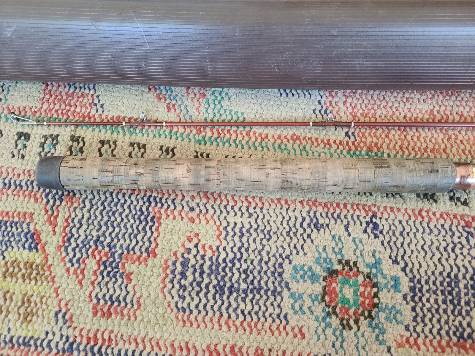 Vintage Fenwick FS85 8’6″ 8-15lb Spinning Rod & Plastic Carrying Case