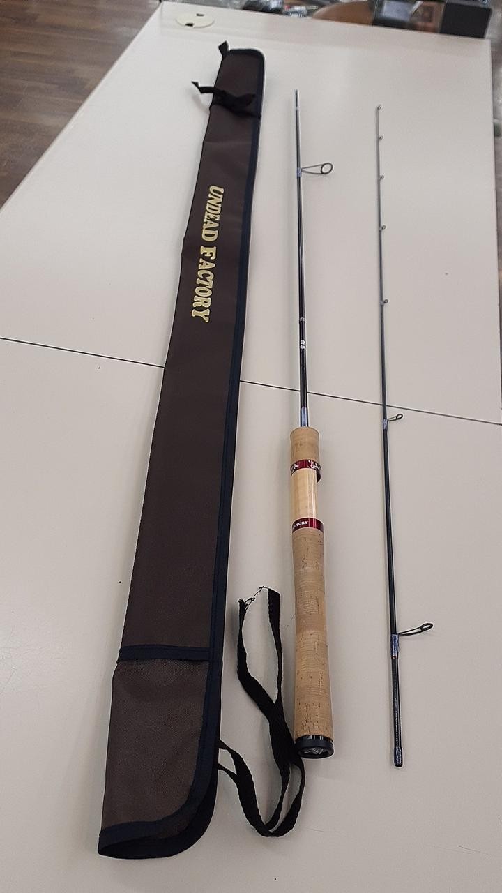 Undead Factory Laplace D 6ft Trout Fishing Rod 2-Piece 82g, Includes Bag