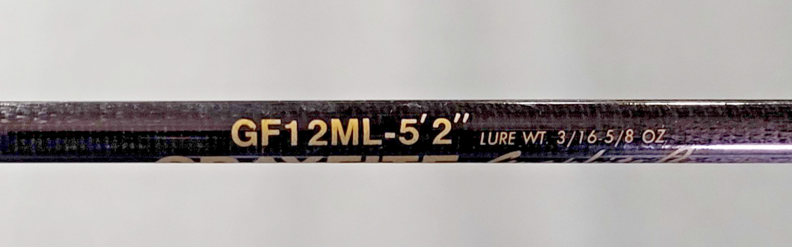 Berkley Grayfite Graphite Composit 5’2″ Baitcasting Fishing Rod, GF12ML, EX Cond