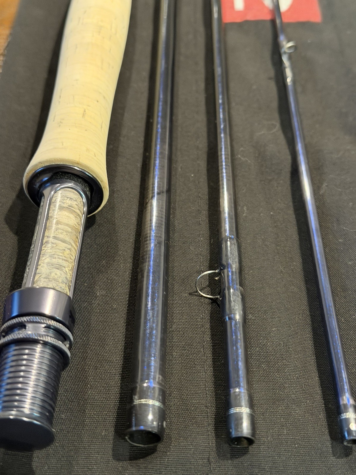 Orvis Helios 2 4pc 10’ 5wt Tip Flex Exc+++ Blank warranty card , tube , sock