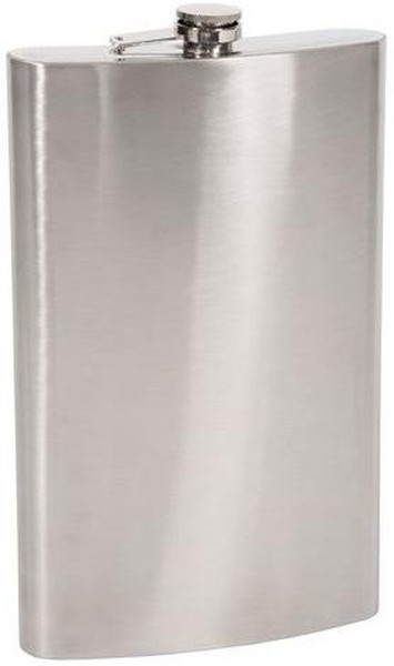 Stansport Stainless Steel Flask 64 Oz 6.75 x 11.25 x 1.5 in
