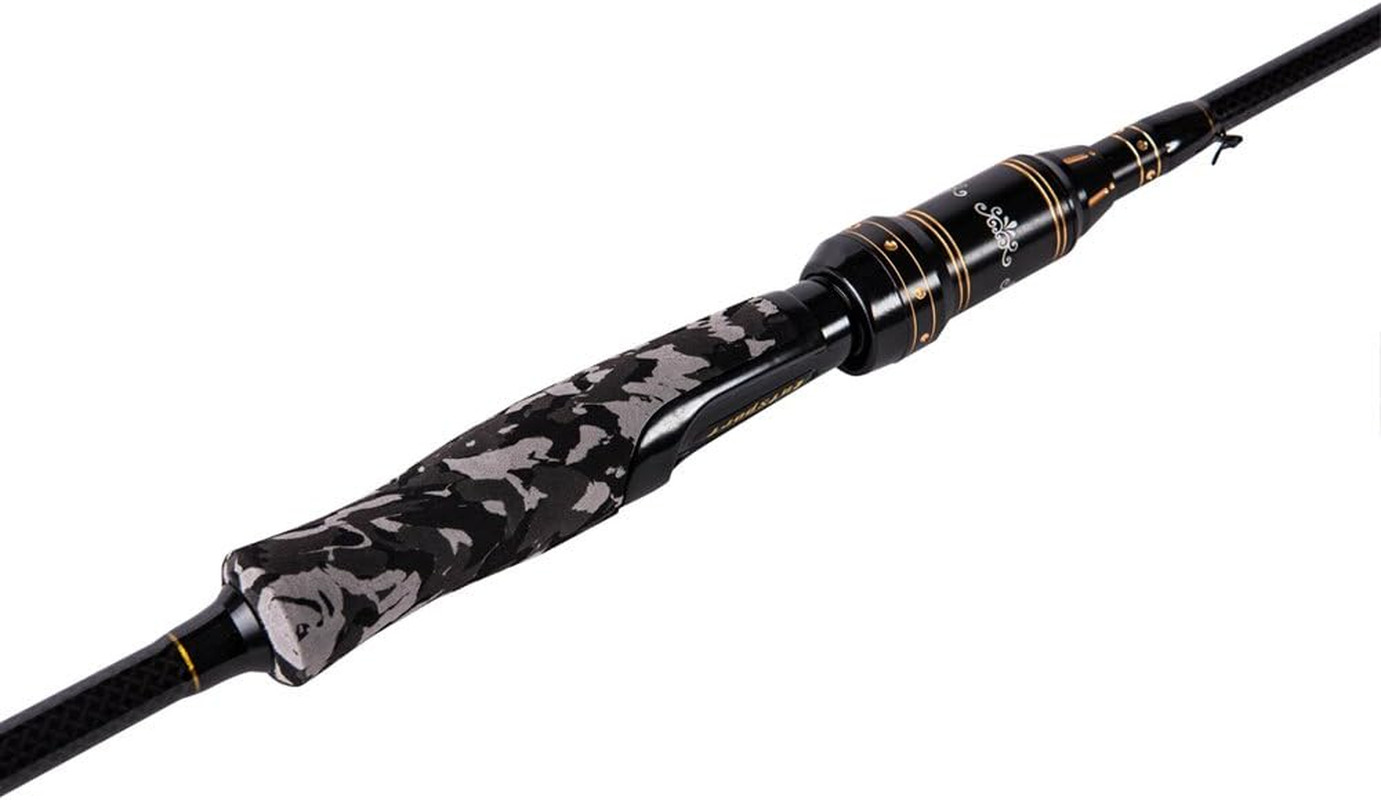 Camo Legend 2-Piece 7-Feet Spinning Rod 24 Ton Carbon Fiber Spincasting Fishing