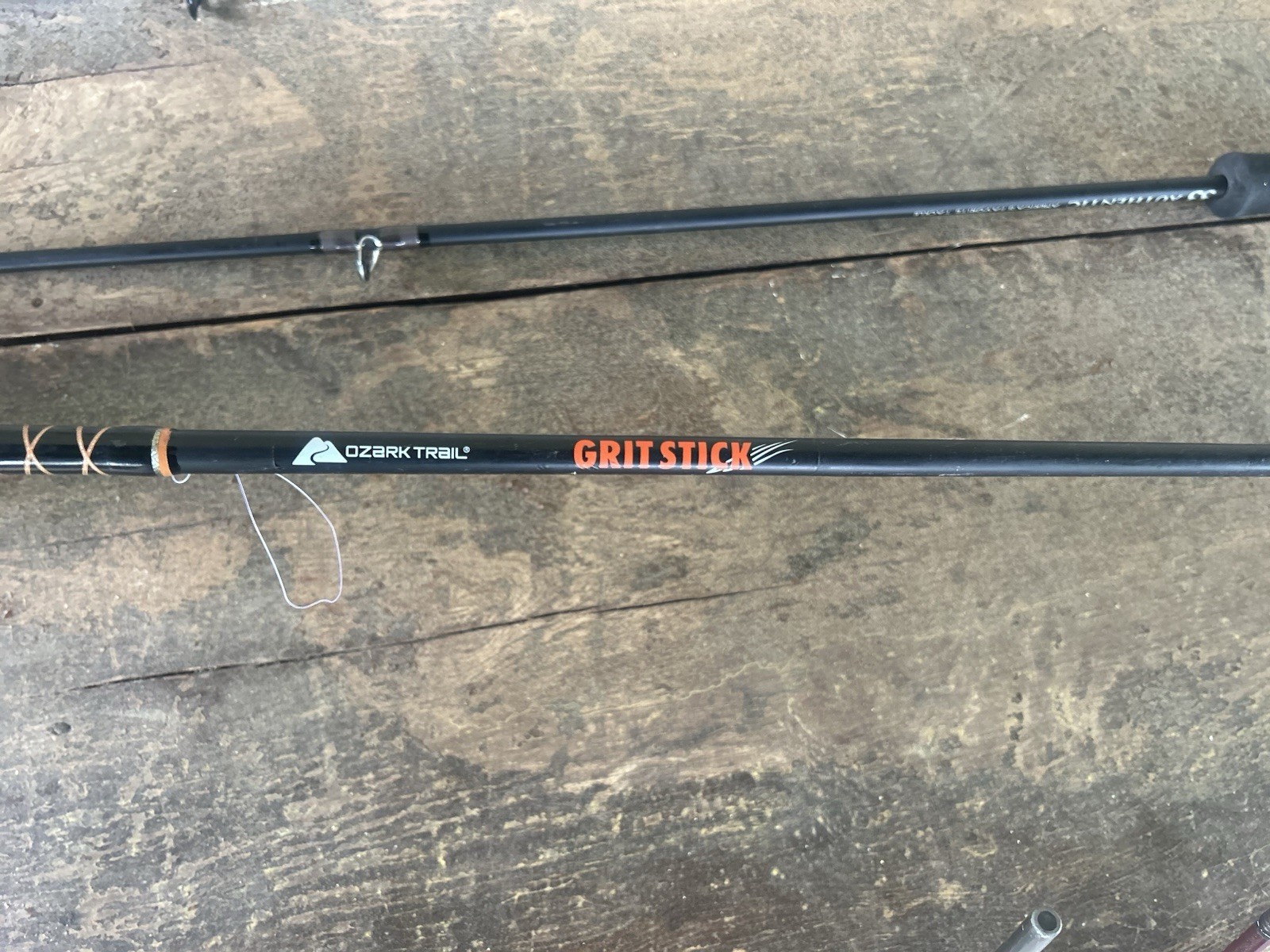 Ozark Trail Grit Stick OTX3066M-2 6’6″ Medium 2-Piece Fishing Rod 8-15lb