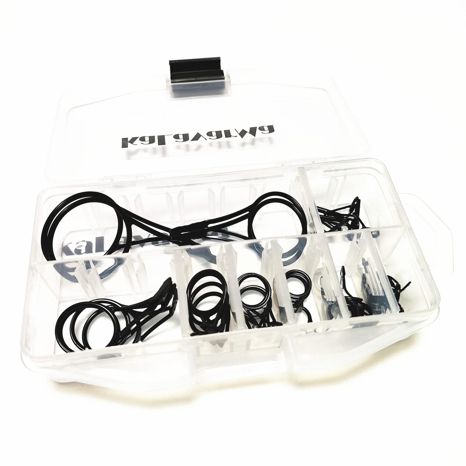 Fishing Rod Repair Kit 40 Pcs for Spinning and Casting Rod Guides,Set Mixed S…