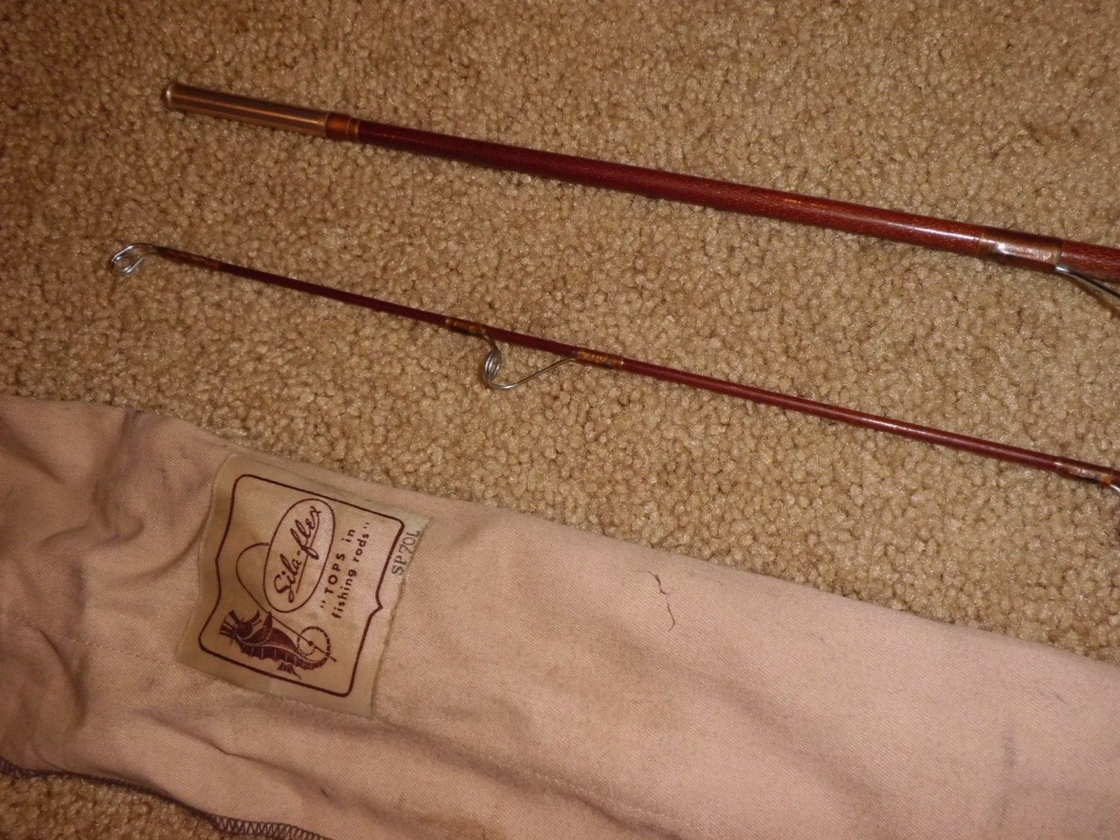 Vintage SILAFLEX SP70L Spinning 7′ Rod made in USA