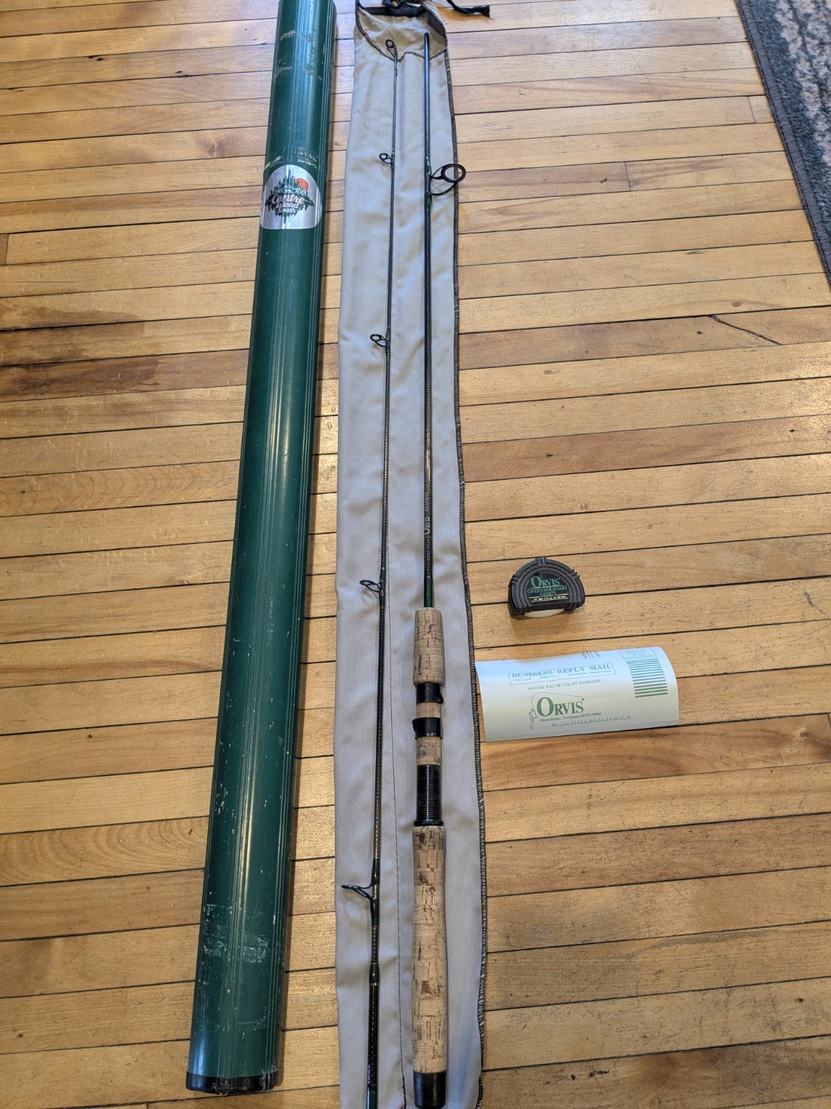 Orvis Green Mountain Series Graphite Spinning Rod 6 Foot 6 Inches Cork Handle