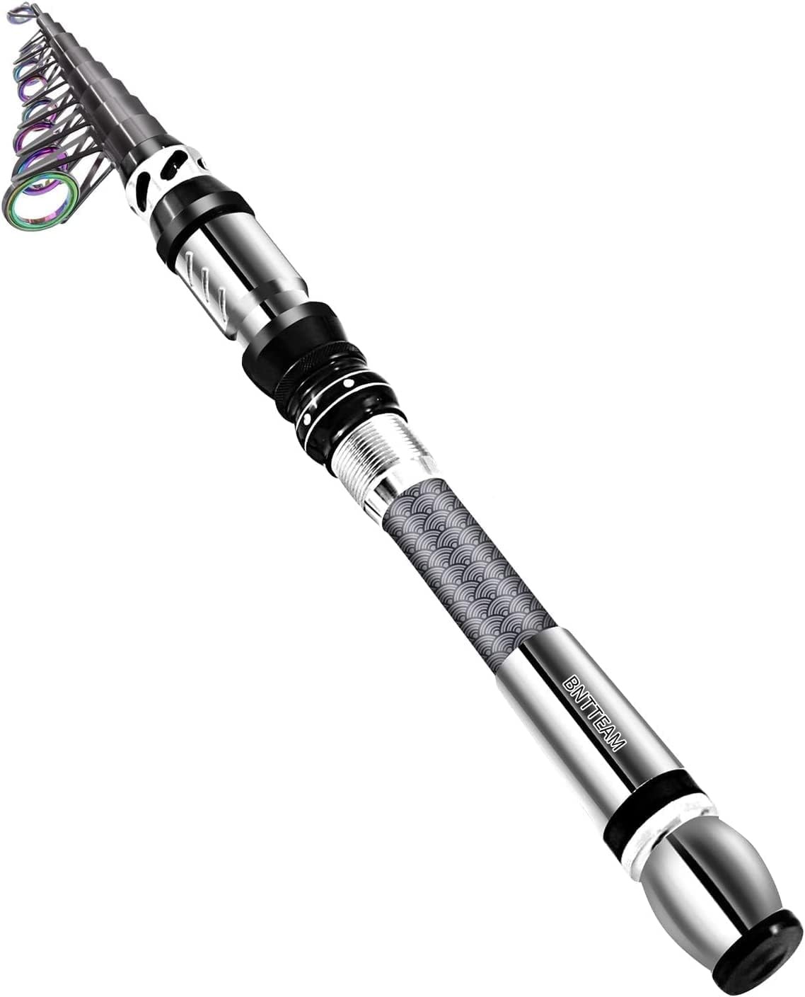 New Portable Fishing Rod 99% Carbon Fiber with Fluorescent Rod Tip, Teles…