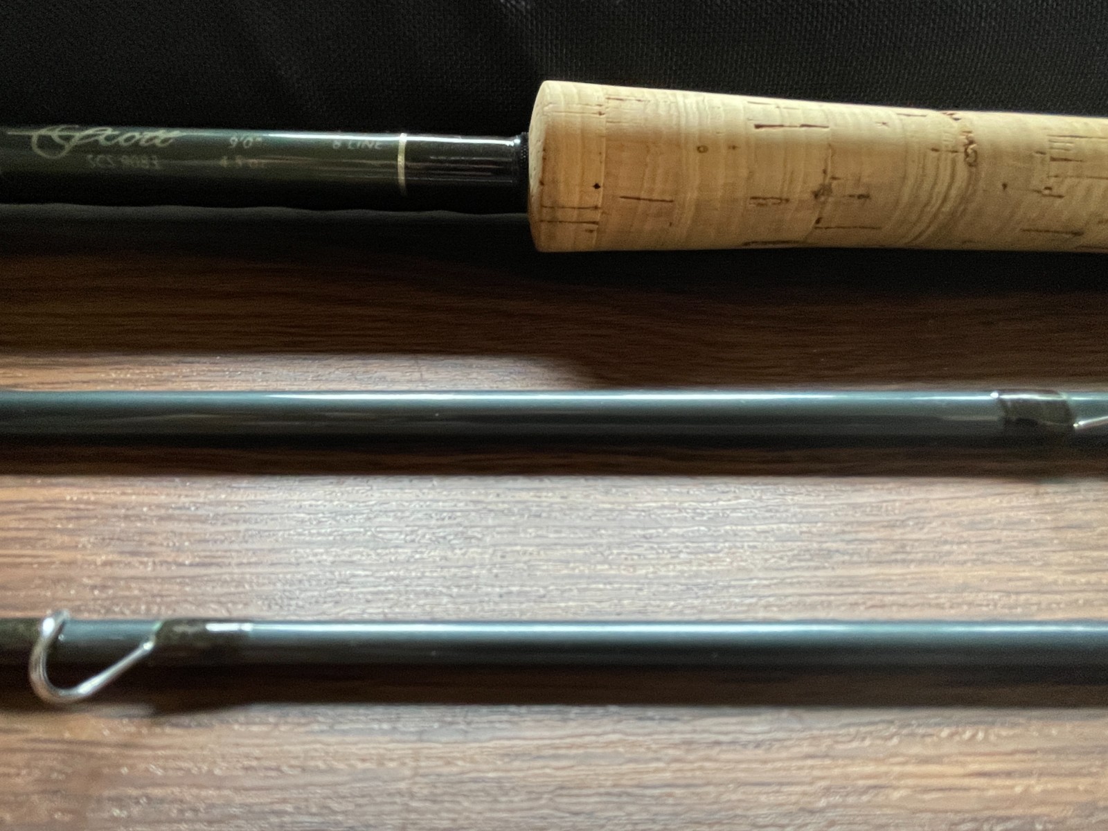 Scott SES 9083 9’0″ #8 Line 4.5oz 3P Black Tube Used Fly Fishing Rods Carbon