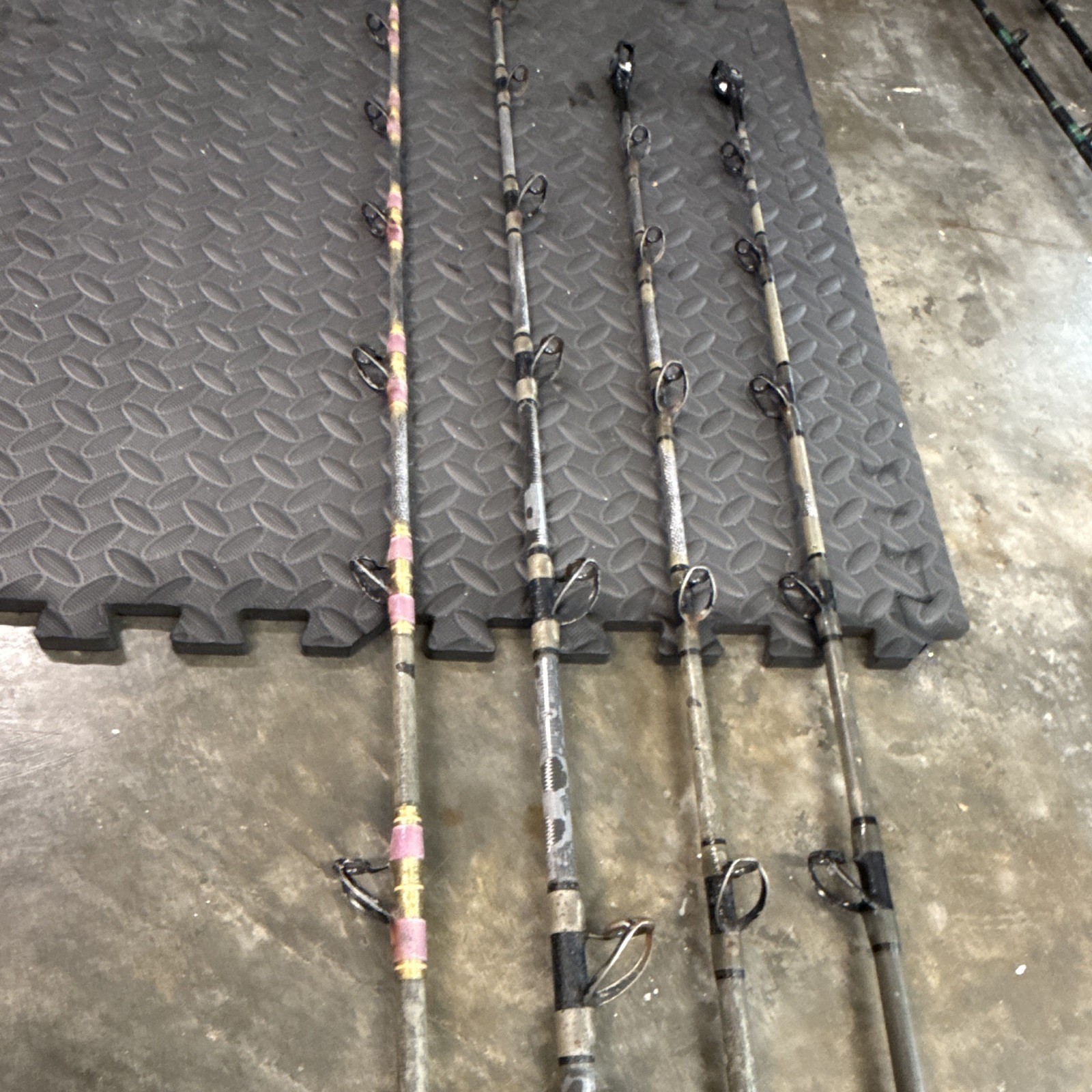 4-Custom tuna rods- used- Calstar blanks