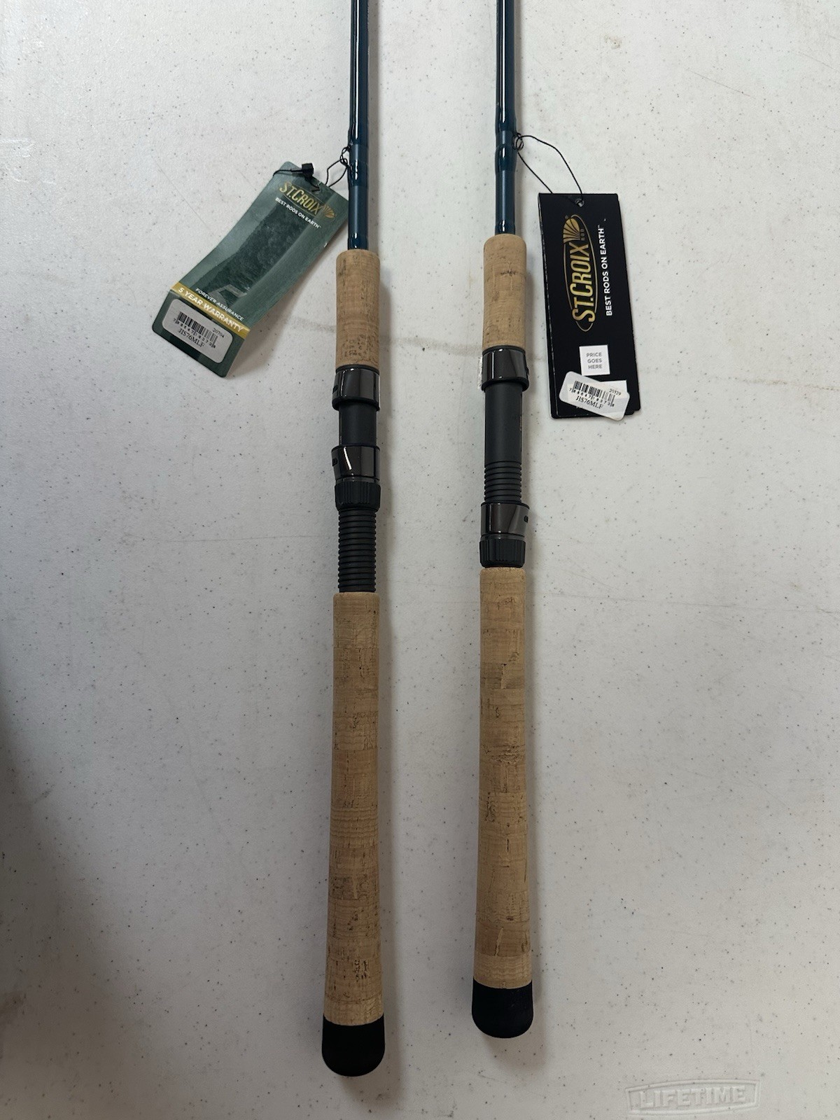 Two New St. Croix Mojo Inshore 7’6″ Medium Light Fast Spinning Rods JIS76MLF