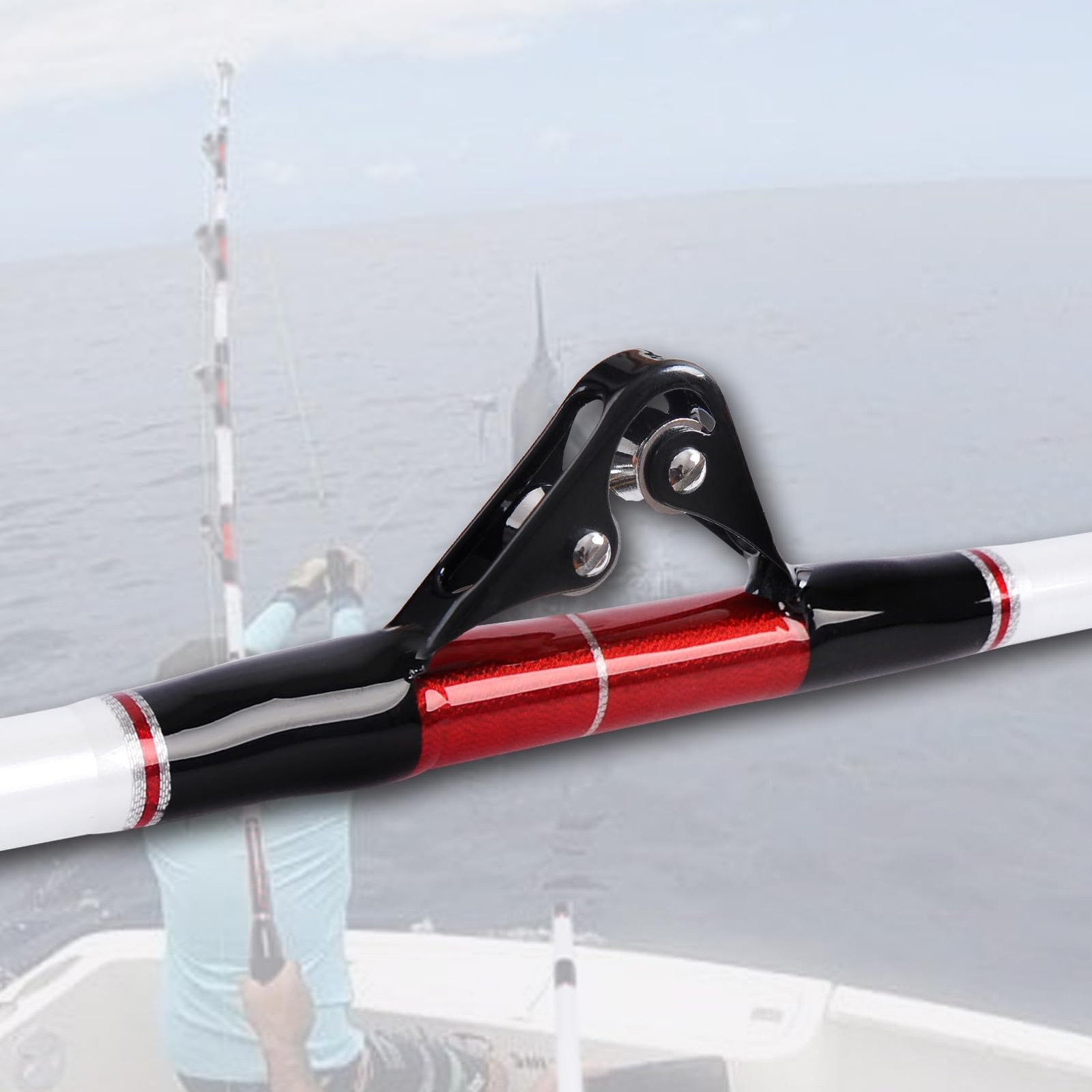 Trolling Rod Saltwater Deep Dropper Big Game Rod Conventional Boat Roller Rod…