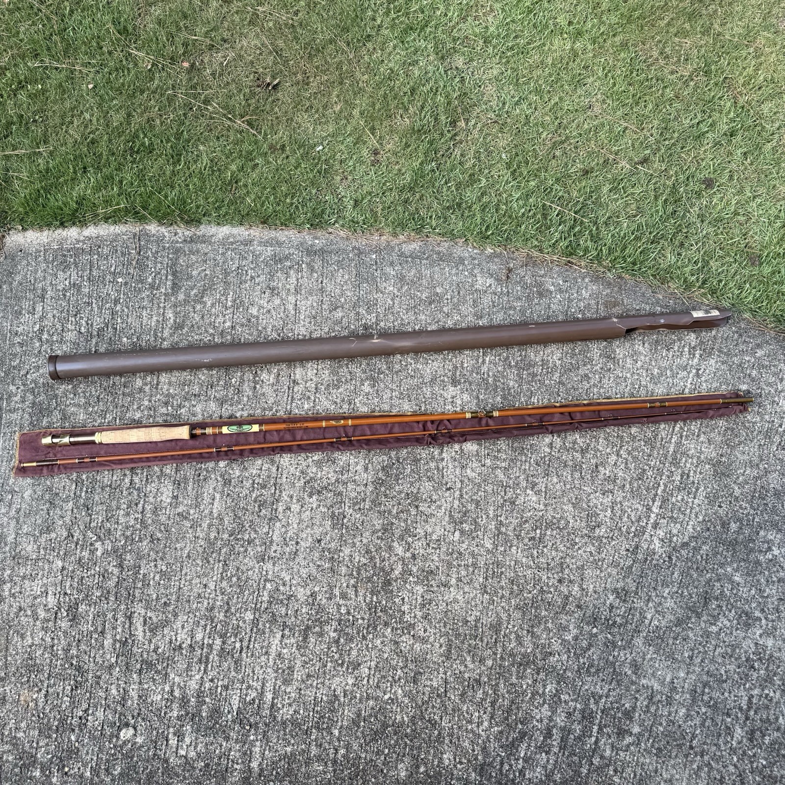 Vtg St. Croix 7090 XLM Fiberglass Fly Rod 9 Foot 2PC, 5oz, 9-10 Line Never Used