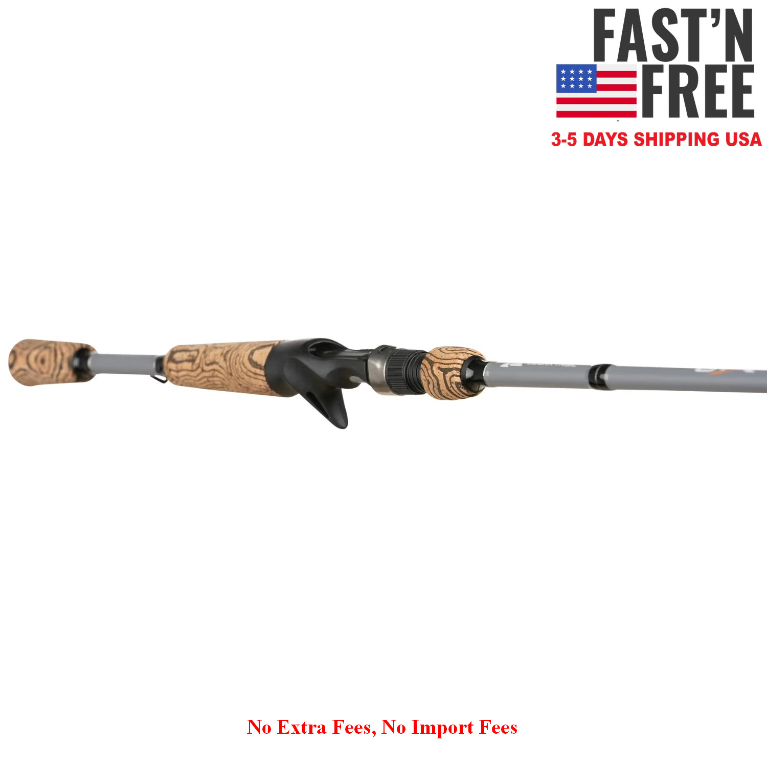 Ozark Trail OTX Baitcast Fishing Rod IM7 Graphite Casting Freshwater Salt, NEW