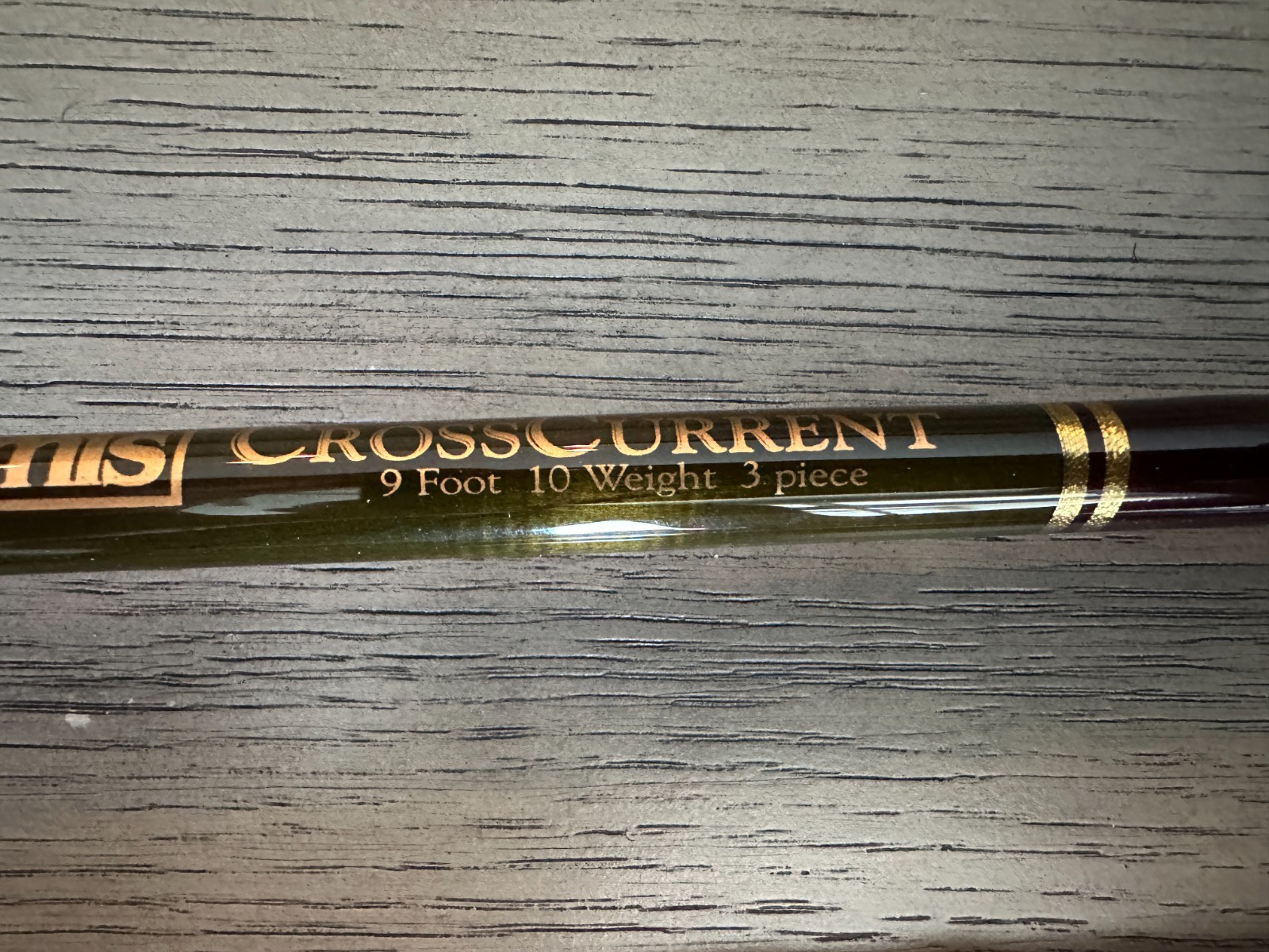 G.loomis CrossCurrent 9 foot 10 weight 3 piece Fly Rod New Condition!