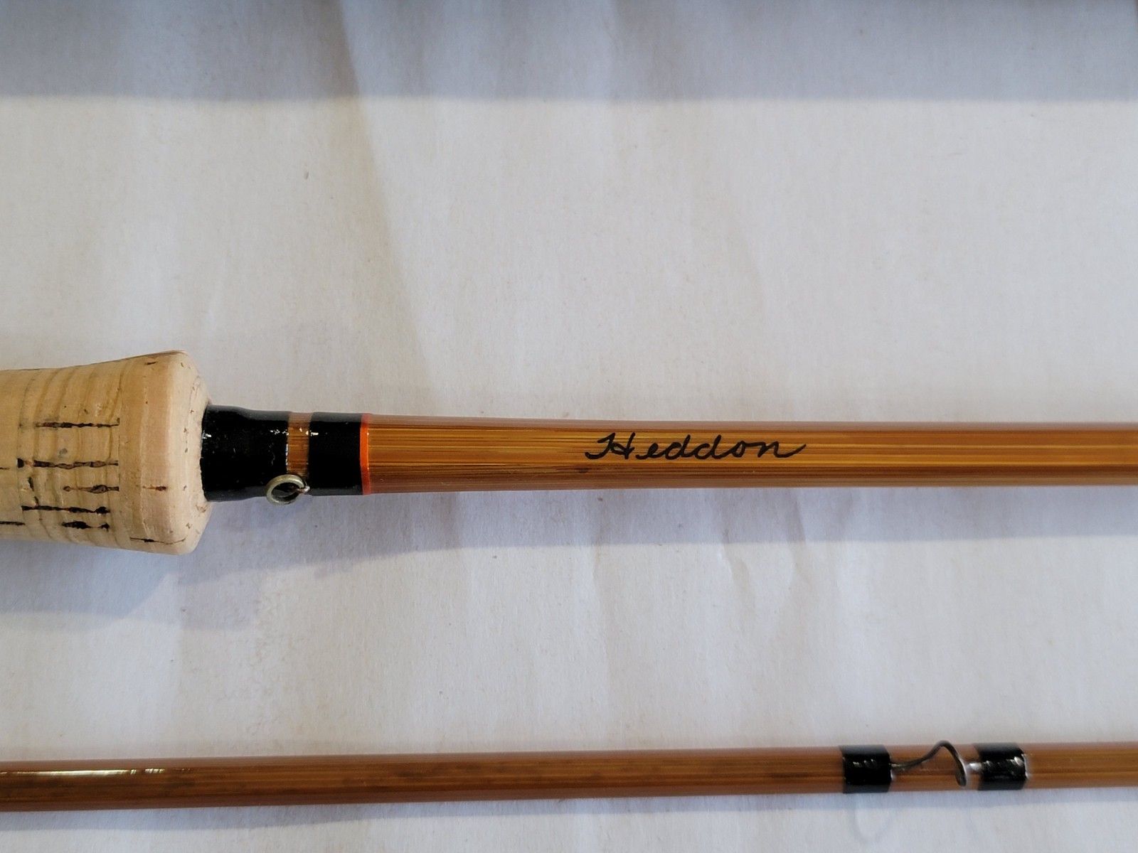 Heddon #17 “Black Beauty”, 7’6″, 3/3, 1 3/4F, 4/5wt Bamboo Fly Rod