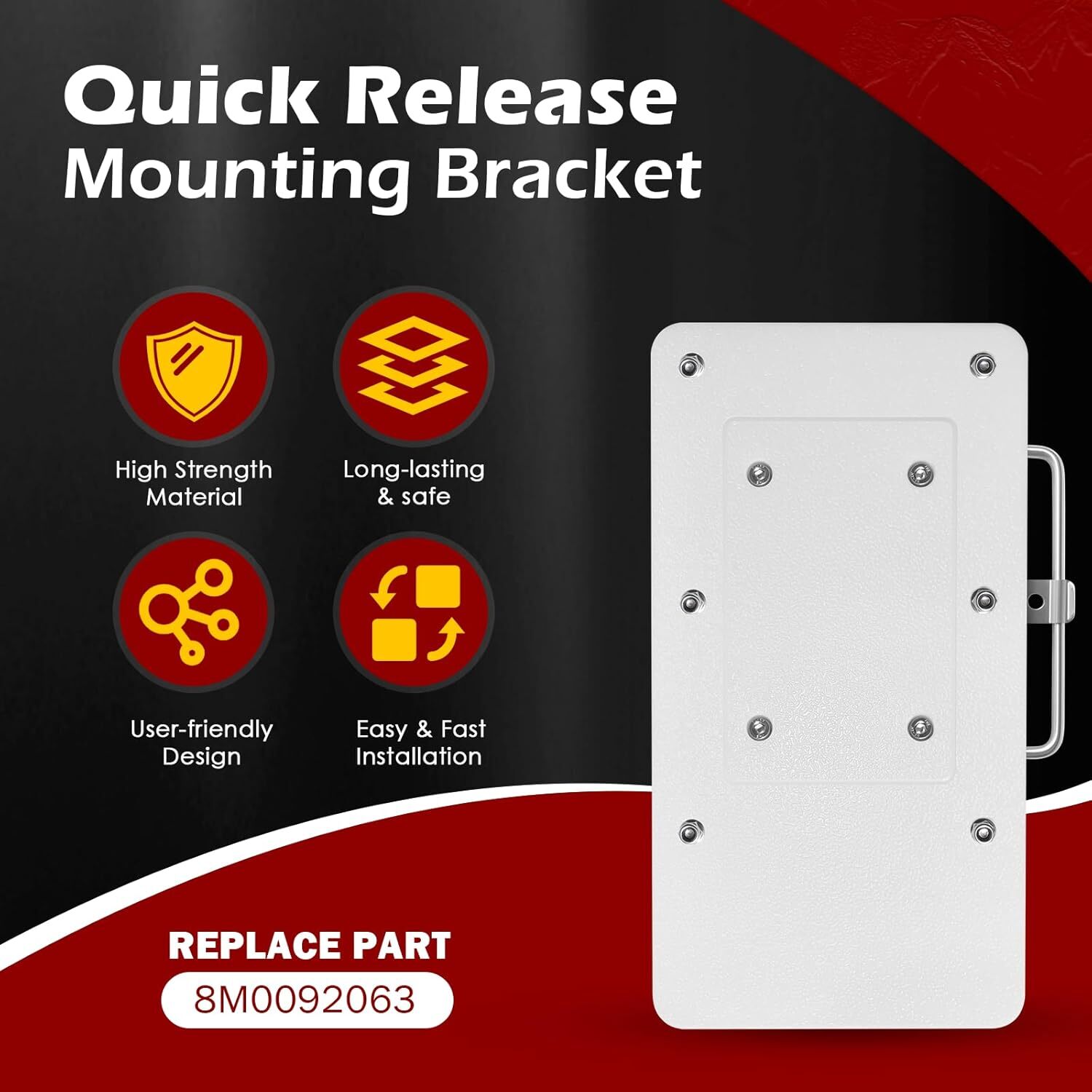 8M0092063 Xi Series MotorGuide Quick-Release Mounting Bracket Kit for Xi3 Xi5