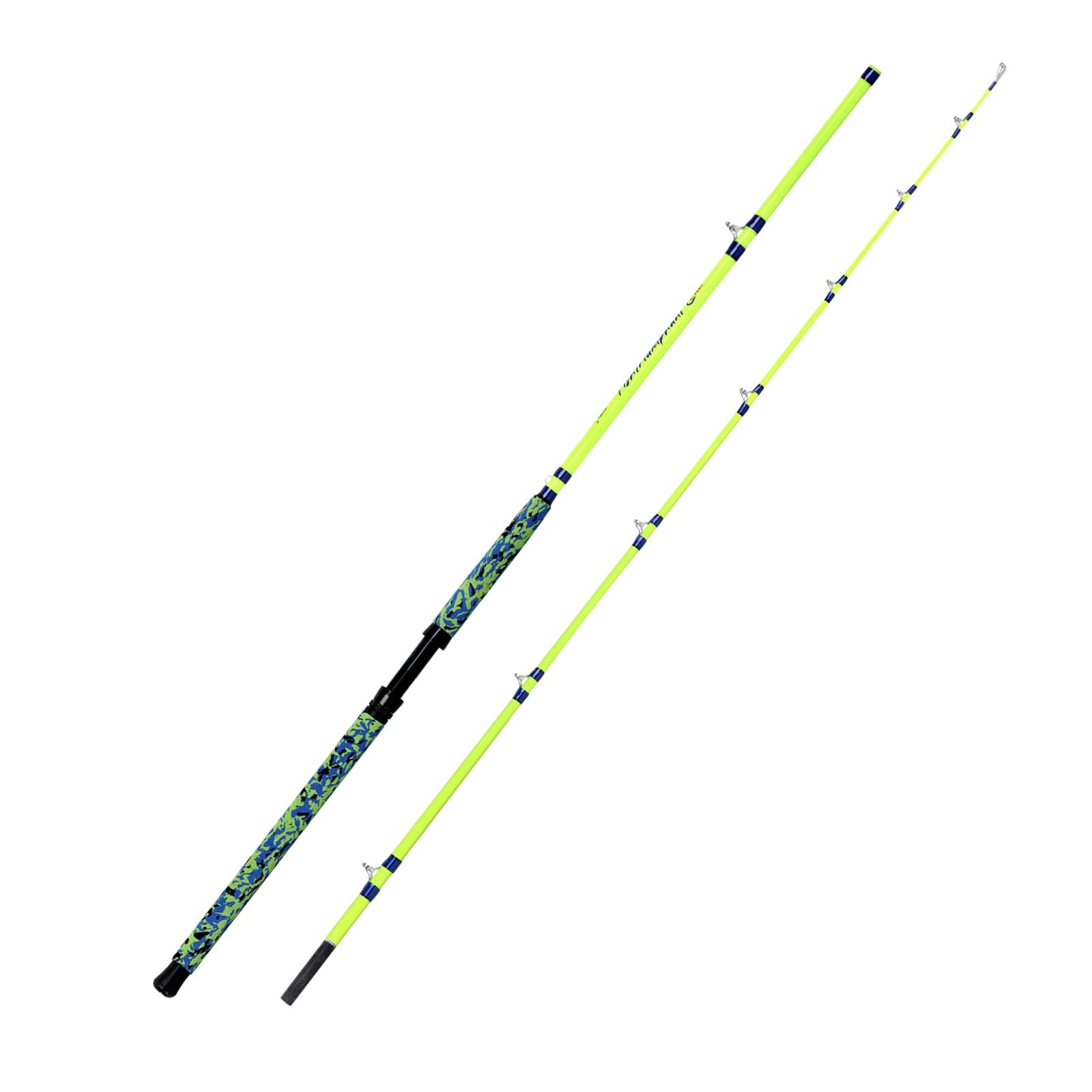 Fiblink Catfish Fishing Rods, 1 Piece/2 Piece Catfishing, 2pc – 8’6″MH(10-50lbs)
