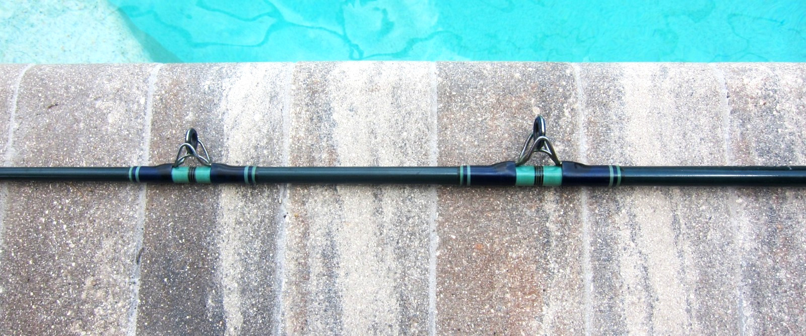 Vintage KUNNAN Supreme Big-Game Stand-Up Rod: 7′; 50-110lb – GREAT WORKING COND!