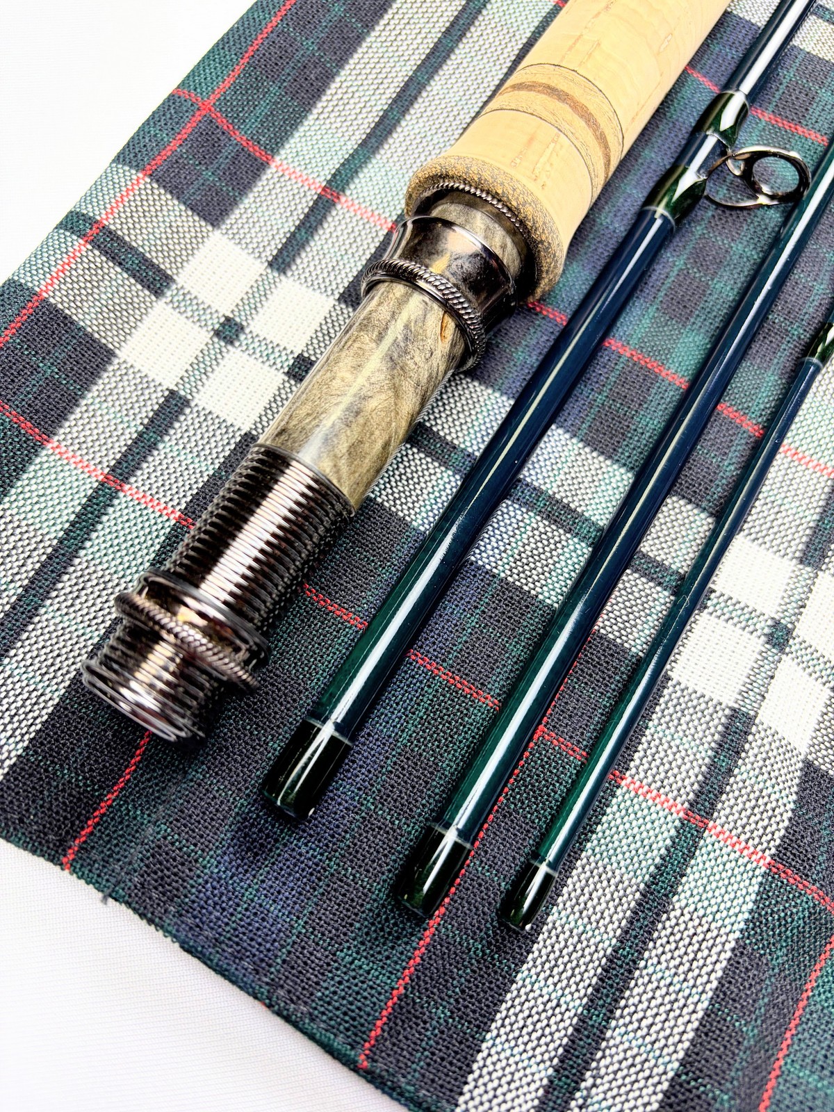 CF Burkheimer Vintage 8′ 9″ 3WT 4 Piece Fly Rod