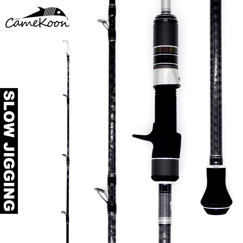 CAMEKOON Slow Jigging Fishing Rod 1.83M-1.93M Carbon Fiber Casting Spinning Rod