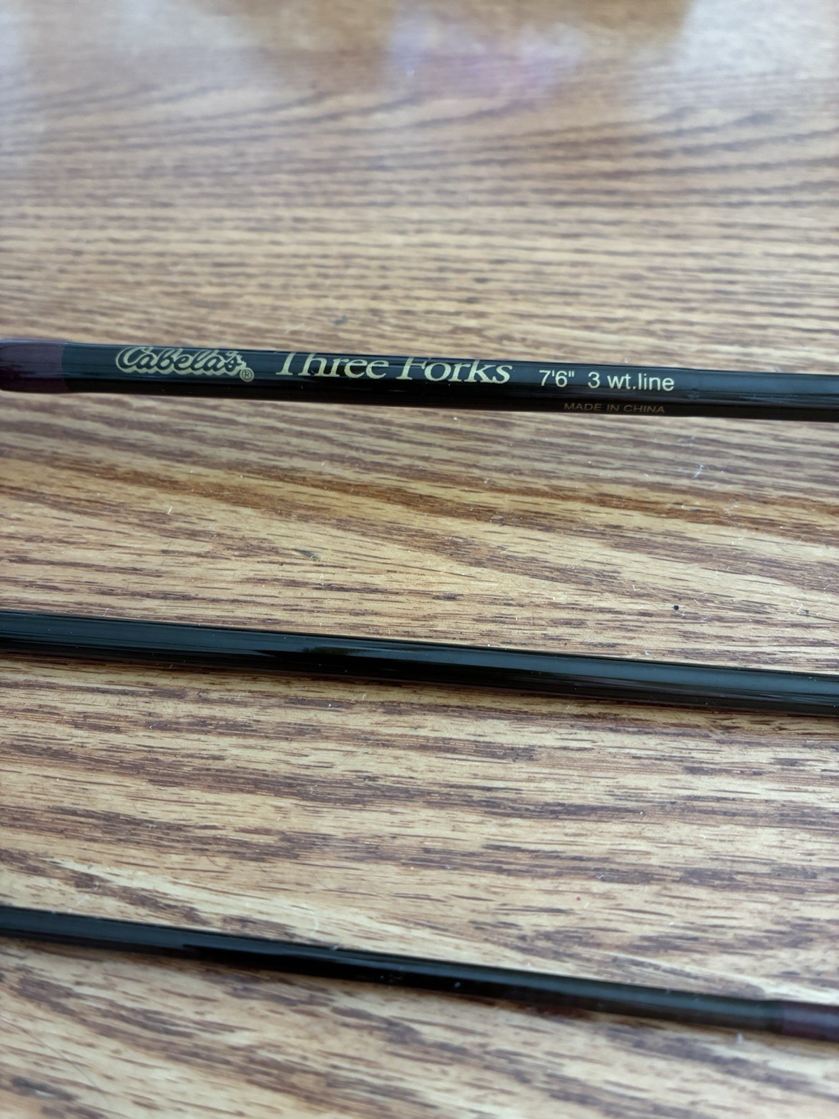 Used Cabela’s Three Forks 7’6” 3 wt. line Fly Fishing Rod