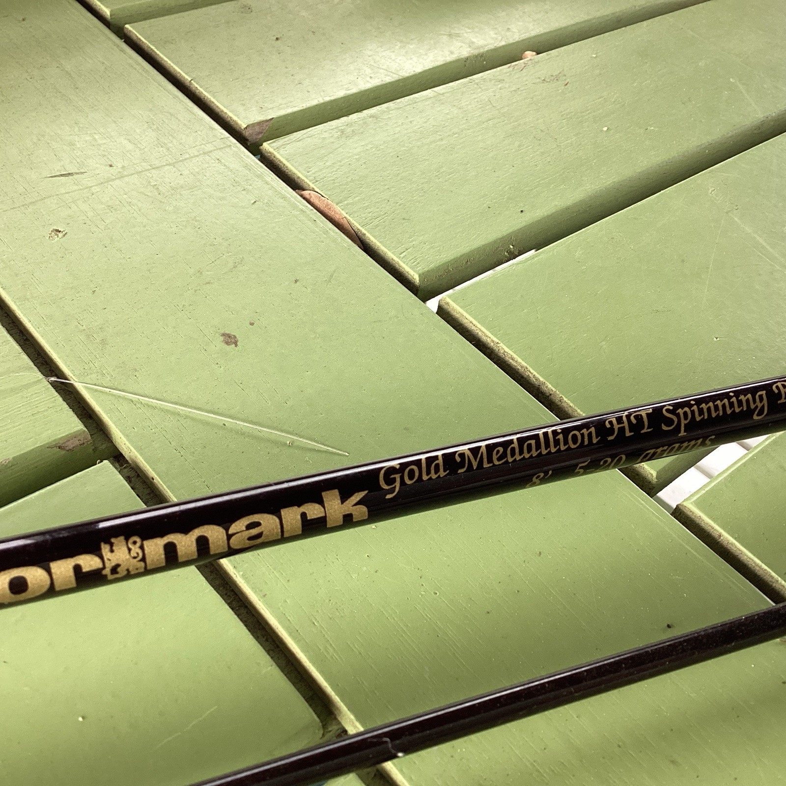 Normark Gold Medallion HT Spinning Rod 8’ Casting 5 – 20 grams Lake Pond Fishing