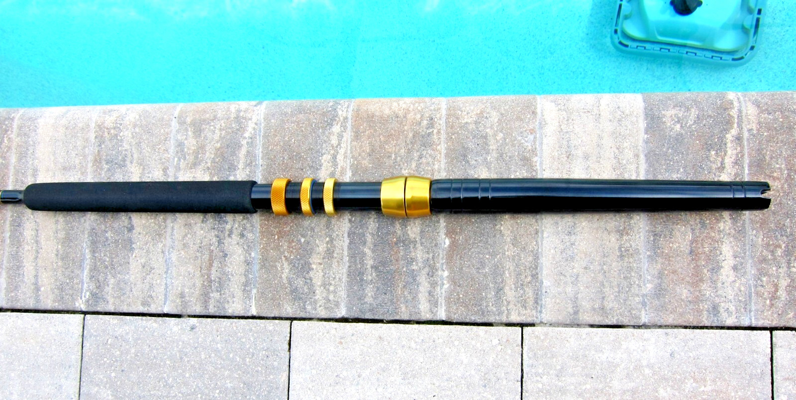 Custom MELTON INTERNATIONAL Live-Bait Rod: 6’6″; 8-12 lb AFTCO LIte-Rollers -NEW
