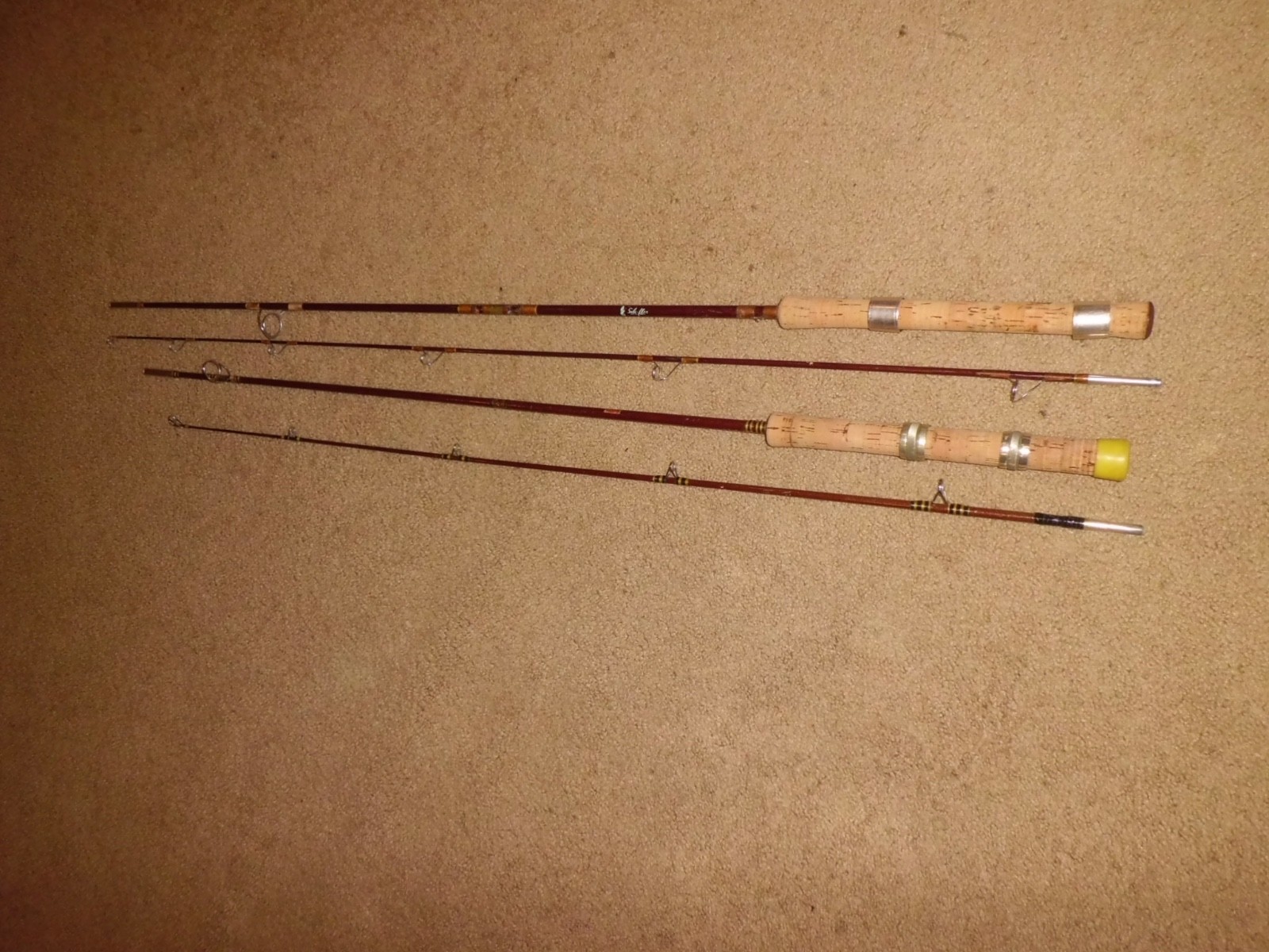 2- Vintage SILAFLEX Spinning Rod made in USA