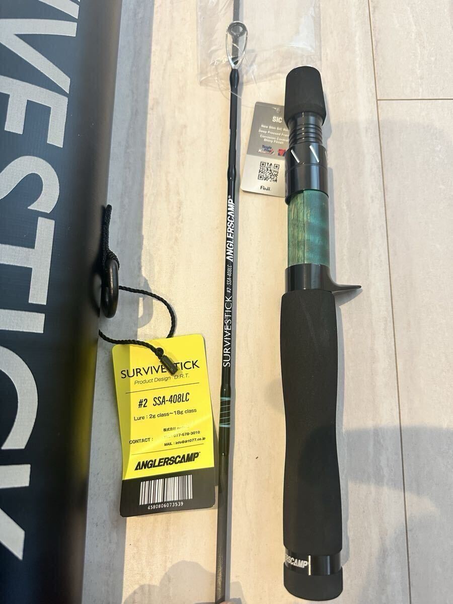 DRT Angler’s Camp #2 SSA-408LC SURVIVESTICK Baitcasting Rod