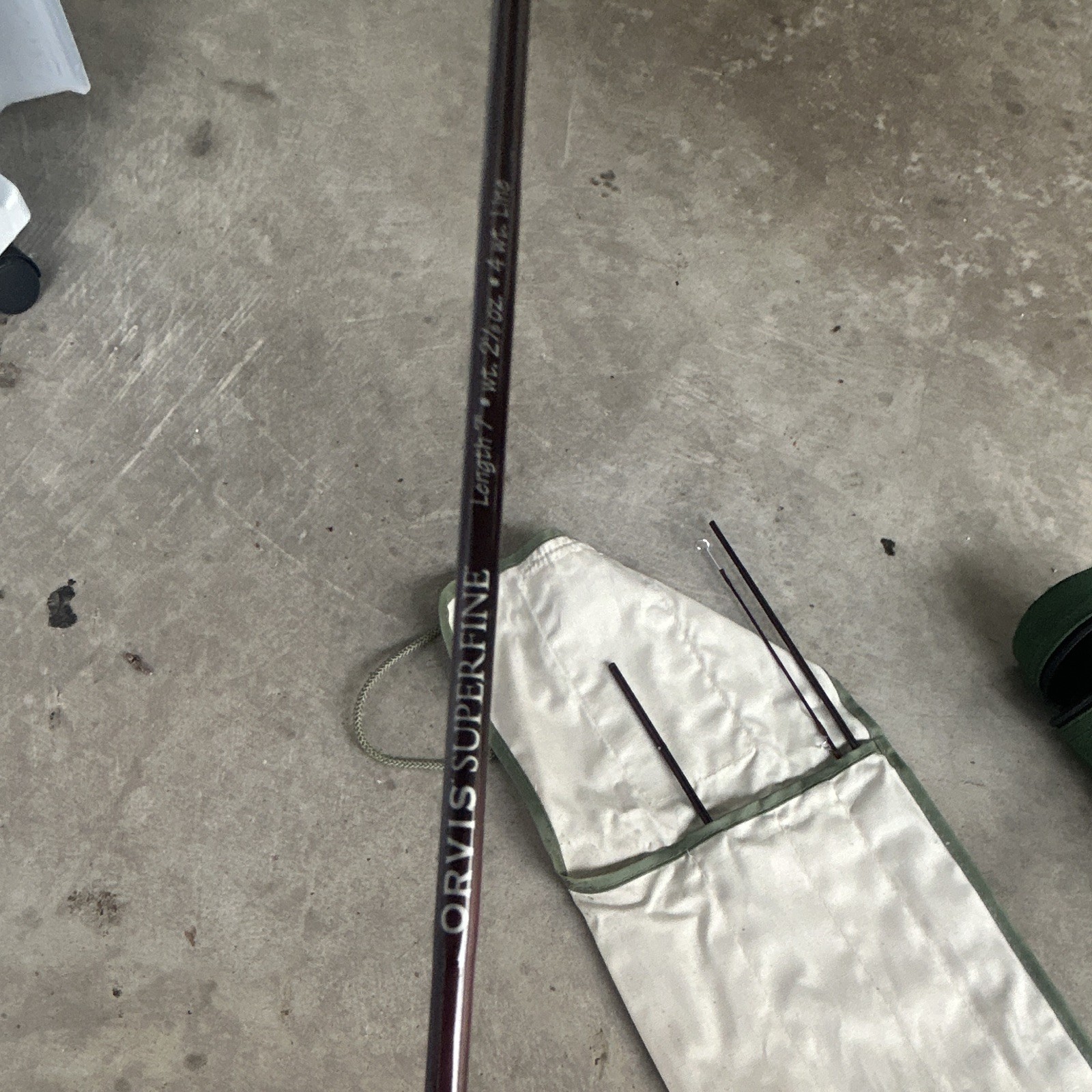 Orvis Superfine Full Flex Fly Rod 7ft 4wt 4pc ANTIQUE EXCELLENT COND.