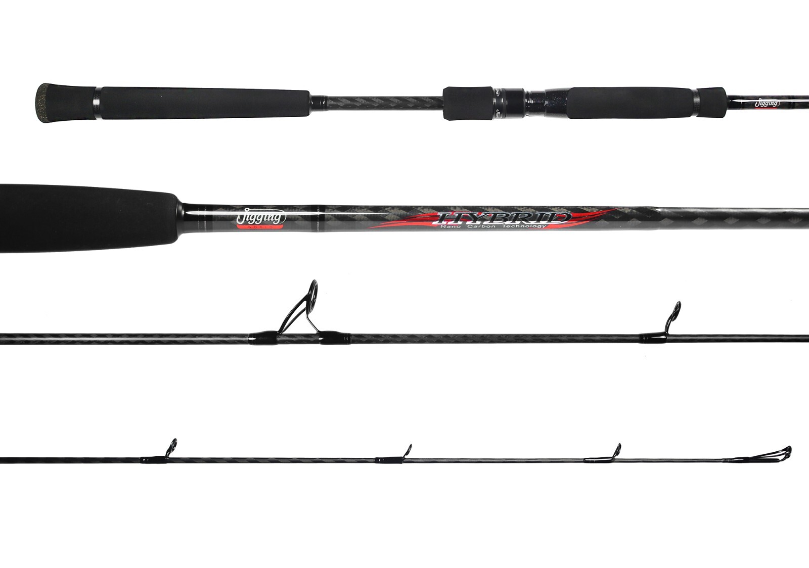 Jigging World Hybrid Nano Carbon 7′ Medium Heavy Spinning Rod JW-HYB701S-MH