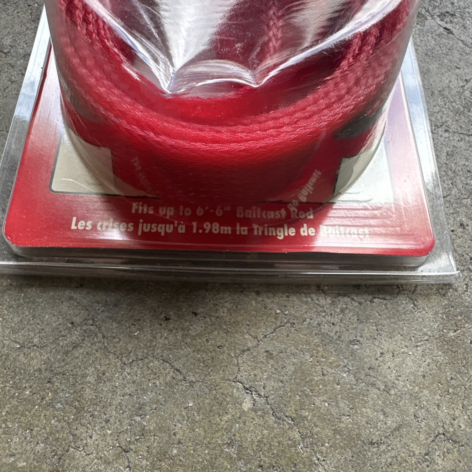 Bass Pro Shops XTS Rod Sock • Baitcast Rod Up To 6’6″ Red