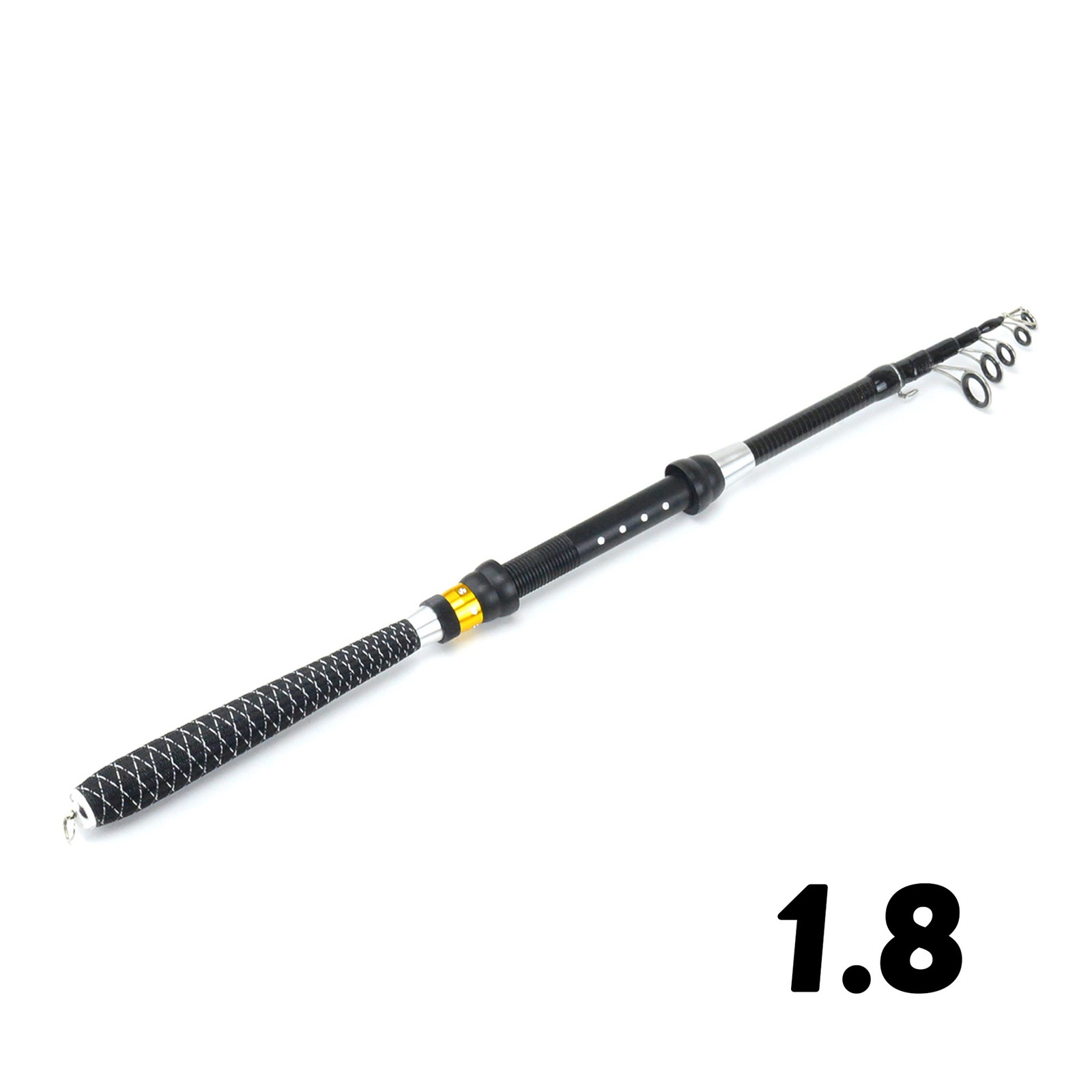 Hard Fishing Rod Carbon Fiber Telescopic Fishing Rod Fishing Pole 1.8M-3.0M