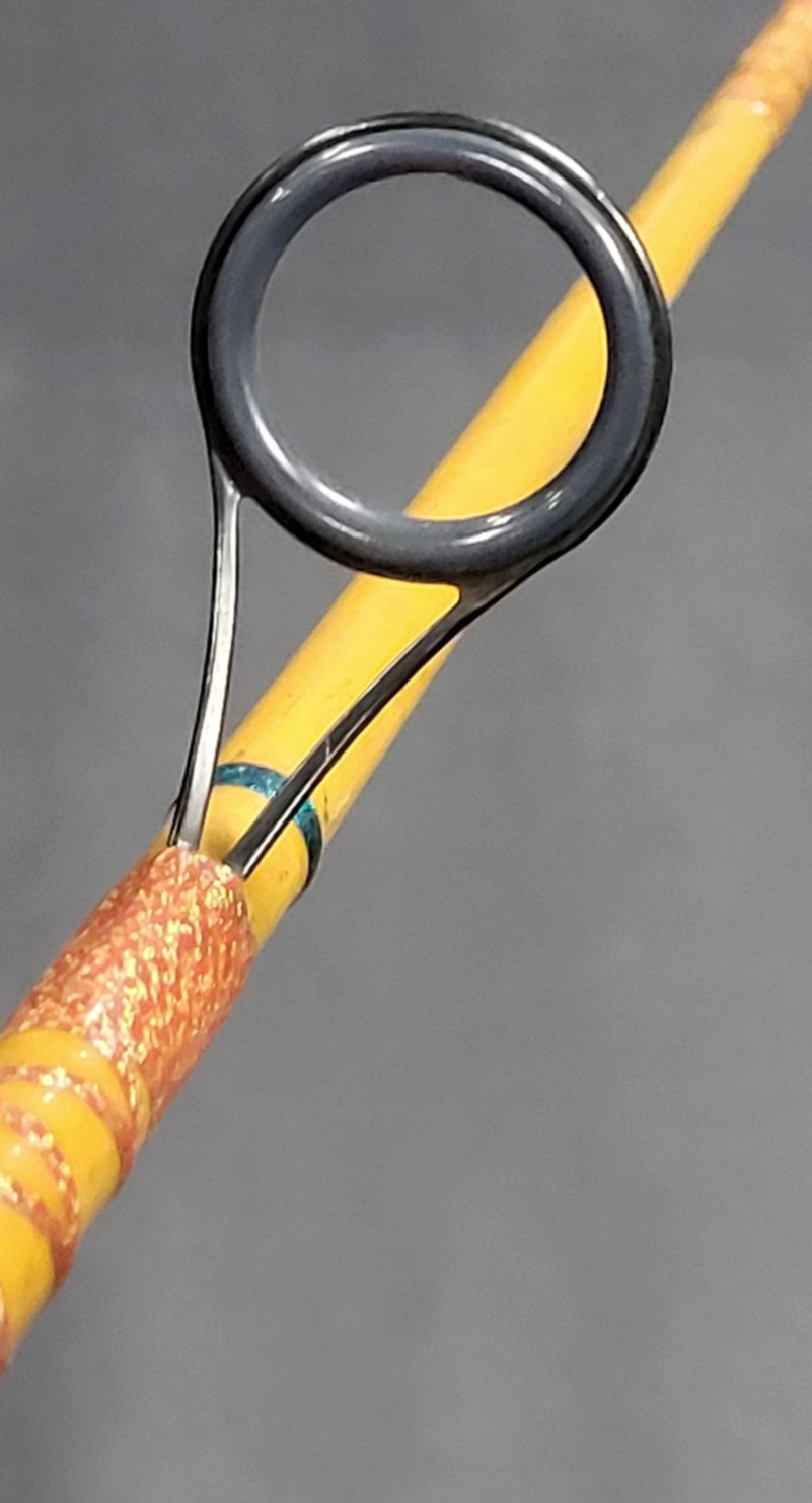 Custom Built Handmade Trolling Fishing Rod, 7 Guides, 7 ft., Foam Split Grip, EX