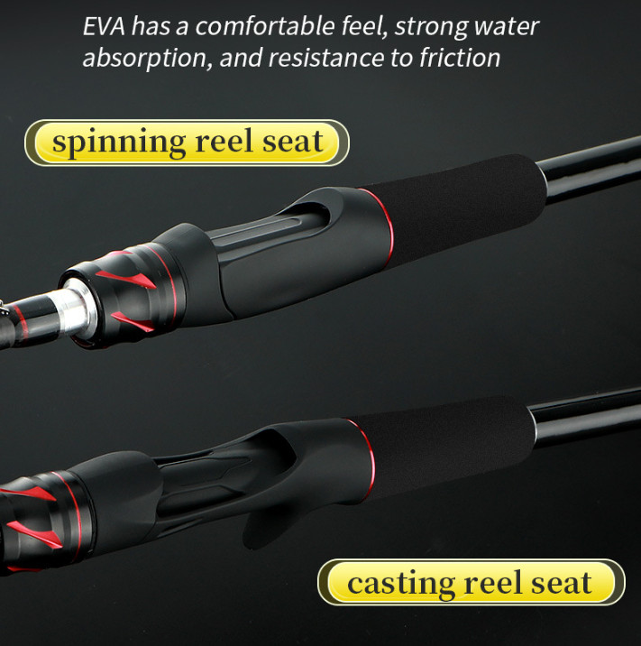 Fishing Rod Spinning Casting Rods 30T Carbon Rod Lure Weight 4-28g Fast Rod Bass