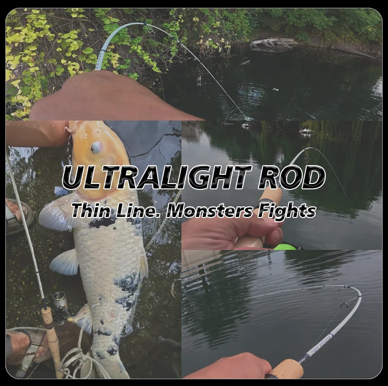PURELURE REFLEX ARC Flick Cast BFS Rod 6FT Toray Carbon T1100 SIC