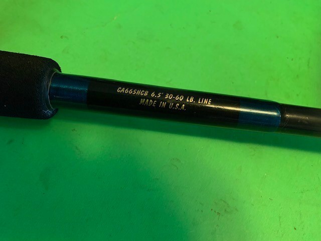 CALIFORNIAN BUILT BY PENN 6 FOOT 6 INCH 30 TO 60 POUND CONVENTIONAL FISHING ROD