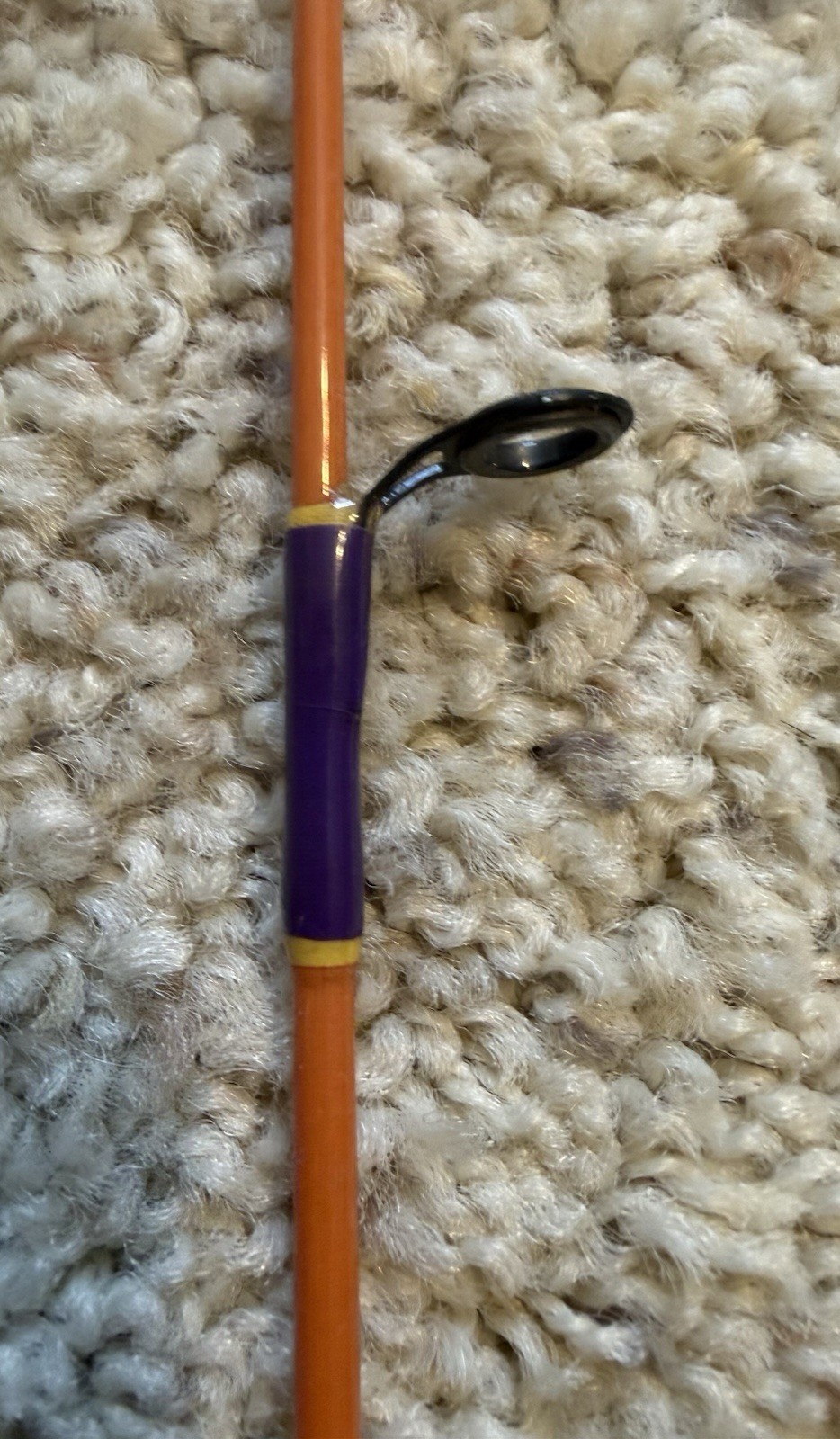 ***RARE*** Orange Glass Kencor “Magnaglas” XL-2 UL Trout (2) Piece Fishing Rod