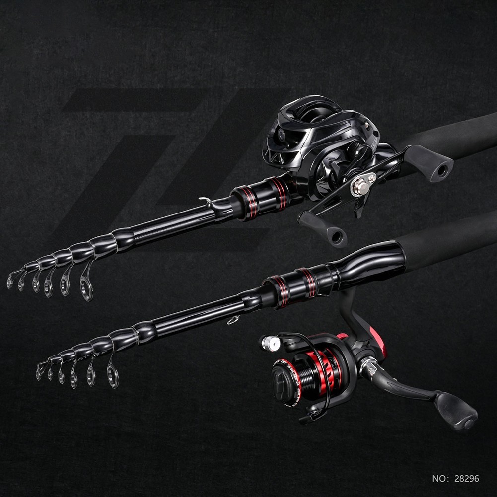 Telescopic Lure Rod Carbon Fiber Travel Sea Pole 1 5m 1 8m for 2 1m Length