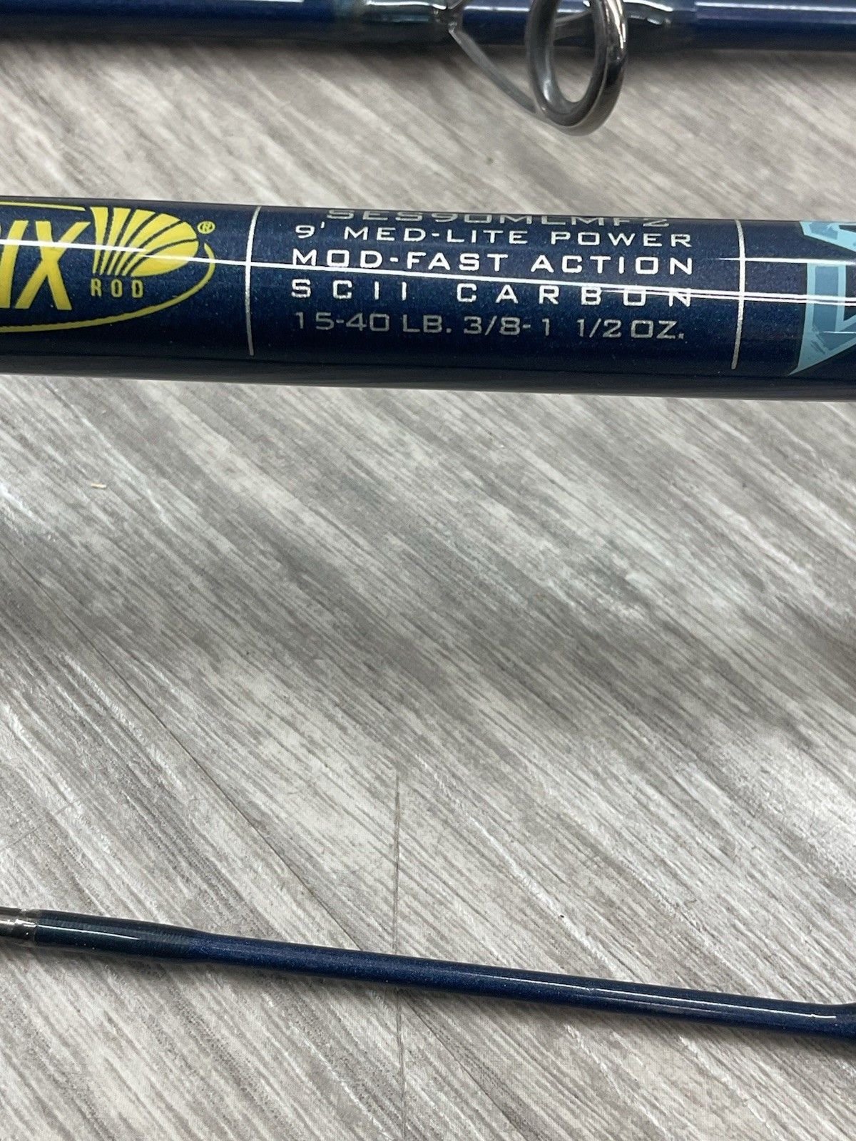 St. Croix Rods Seage Surf Spinning Rod, 9’0″(SES90MMF2), Blue Granite Broken Tip