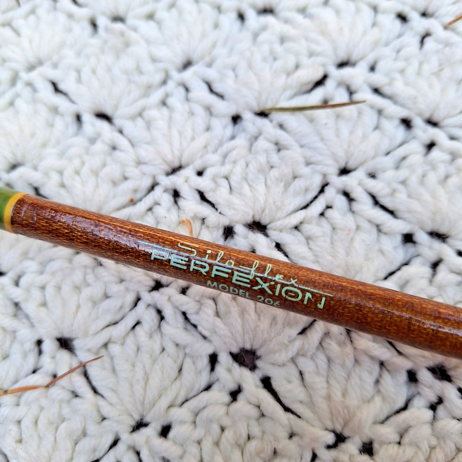 Vtg SILAFLEX Perfexion 4 Piece Model 206 Fly Rod HDH Line w/ Sleeve – 8′