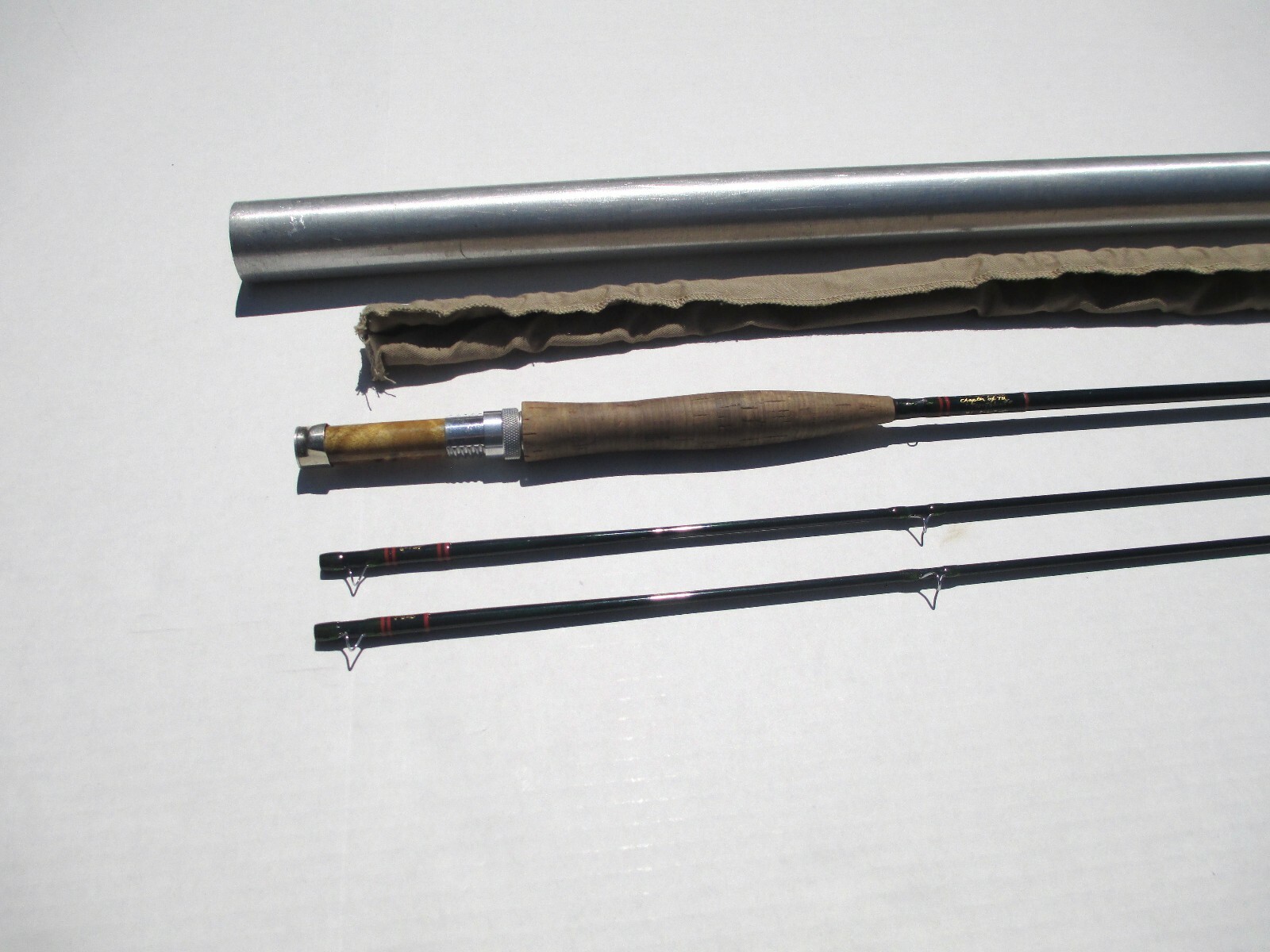 Rare Custom Big River Fly Fishing Rod Custom 2 Piece 5-6-7 Weight 9′ w Tube NICE